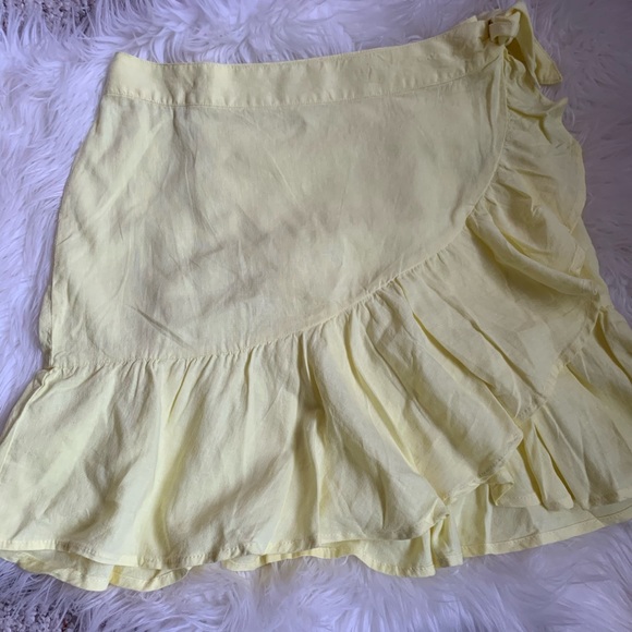 Free People Ruffle My Feathers Mini Skirt Sz 4 - Picture 2 of 3
